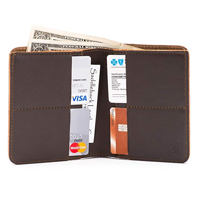 Saddleback Leather Co. Large Leather Bifold Wallet For Men RFID ...